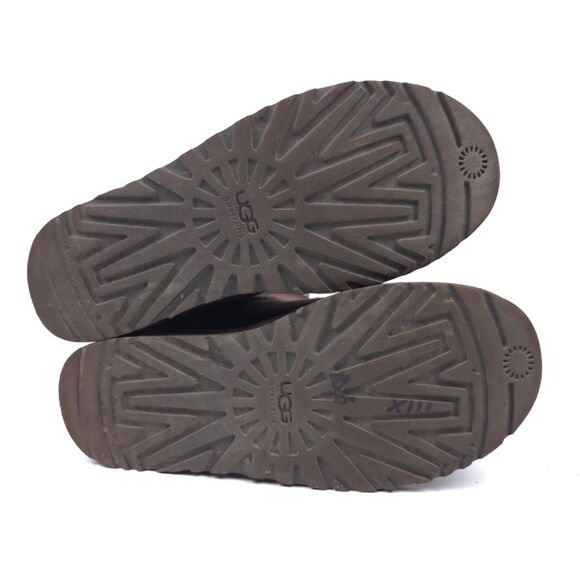 UGG Australia Bailey Bow II Suede Winter Boots 6 Sherpa Chocolate Brown Y2k 90s - Picture 5 of 7